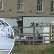 Film crews at the St Ives estate shooting for Boat Story