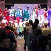 Performing the panto at Cullingworth