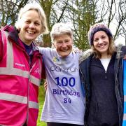 From left, Maggie Fletcher, Norma Peace and Cliffe Castle run director Lorna Hubbard