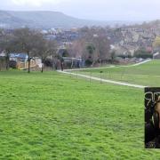 Silsden Park, where The Poet's Pasture will be created, and inset, David Driver