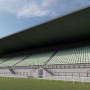 An artist's image of what the new stand could look like