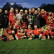Silsden enjoyed the celebrations late into the night after thumping Gomersal & Cleckheaton in Tuesday night's cup final.
