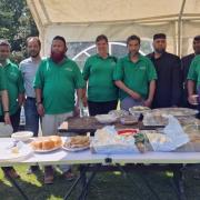 Some of the team at the Lund Park Eid festival