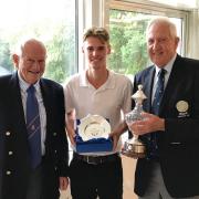 Max Berrisford, centre pictured in 2018, was a winner of the Berkshire Trophy