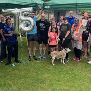 Celebrating the 75th anniversary of the NHS at Cliffe Castle parkrun