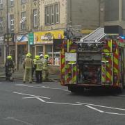 The scene of the fire in North Street