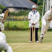 Ben McGonigle (bowling) took four wickets in Harden's thumping win over Alwoodley.