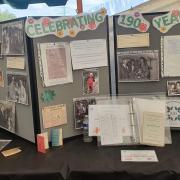 The display marking 190 years of the society