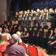 Rock Choir performs at the event