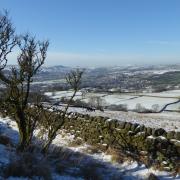 A photo taken above Silsden by Yvonne Webber. All images shown will feature in the exhibition