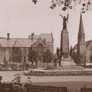 An old shot of Town Hall Square