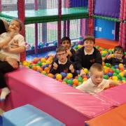 Having a ball! Beckfoot Phoenix celebrates its Ofsted report