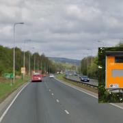 The stretch of Aire Valley trunk road where cameras are being installed