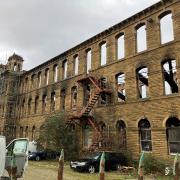 Dalton Mills, Keighley, part of which was badly damaged in a fire