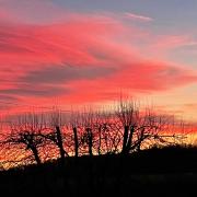 A sunset photographed from East Morton, by Alison Bacon