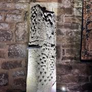 The Saxon cross on display at the hall (image: National Trust)