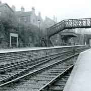 Ingrow East Station looking in the direction of Lees Moor Tunnel