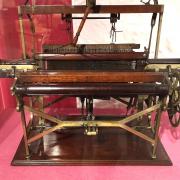 Daniel Smith's model power loom made in 1816 (image: Helmshore Mills Textile Museum)