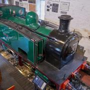 Locomotive Nunlow inside the Engine Shed museum