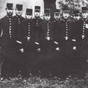 The men of Keighley's police force in 1865 (image: Keighley Local Studies Library)
