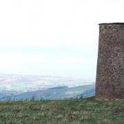 The tower on Cononley Gib (photo: Dr John Laycock)
