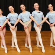 From left, Isla Town, Sasha Wilkinson, Bethany Loftus, Lucy Miller and Willow Crowther