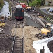 Preparatory work is underway as part of the bridge replacement scheme