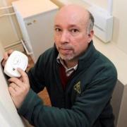 Malcolm Farrow installs a CO detector
