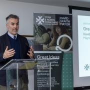 David Skaith, Mayor of York and North Yorkshire at the launch of Great Ideas