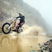 The wet conditions in Austria thwarted Dougie Lampkin