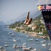 Matt Cowen takes the plunge at Lake Garda