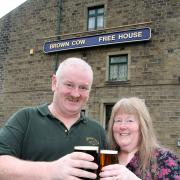 arry and Carol Smith, of the Brown Cow in Keighley, which is among the few pubs selling real cider