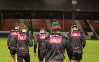 Keighley Cougars' newly sponsored training tops